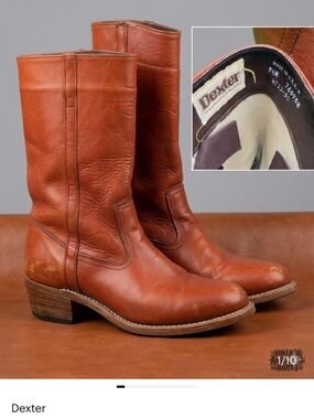 Dexter Vintage Campus Boots. M9.5  W10.5/11